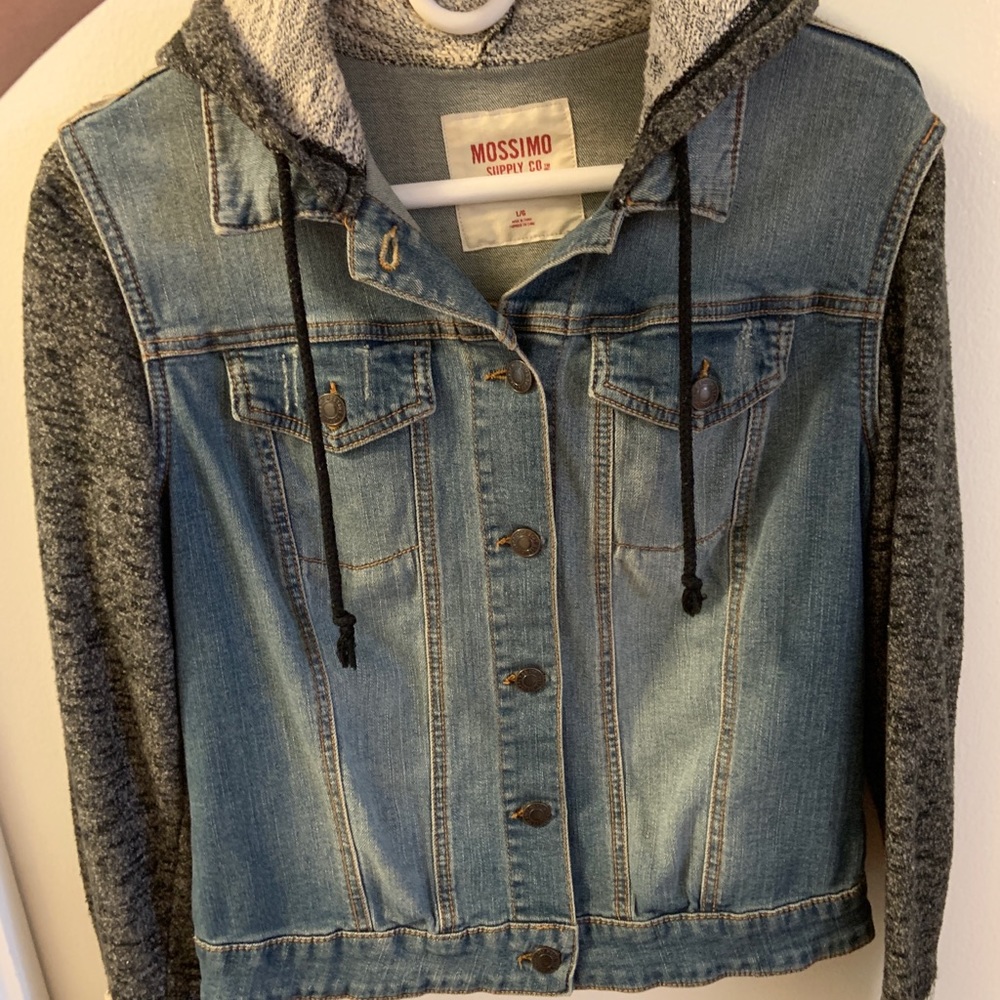 Denim button up jacket